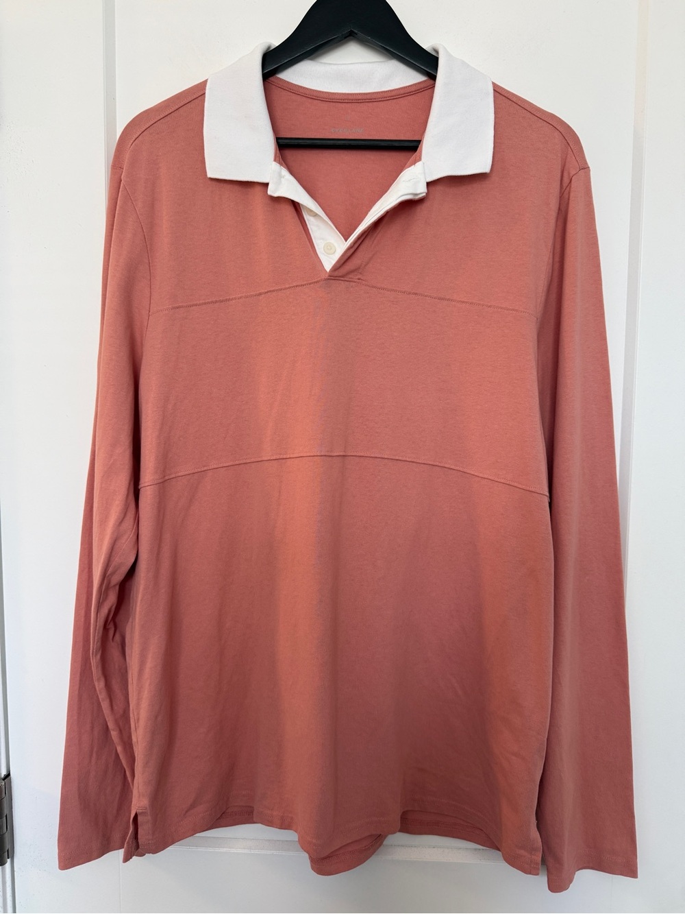 Everlane Men’s Long-Sleeve Premium Weight Rugby Polo Shirt - M